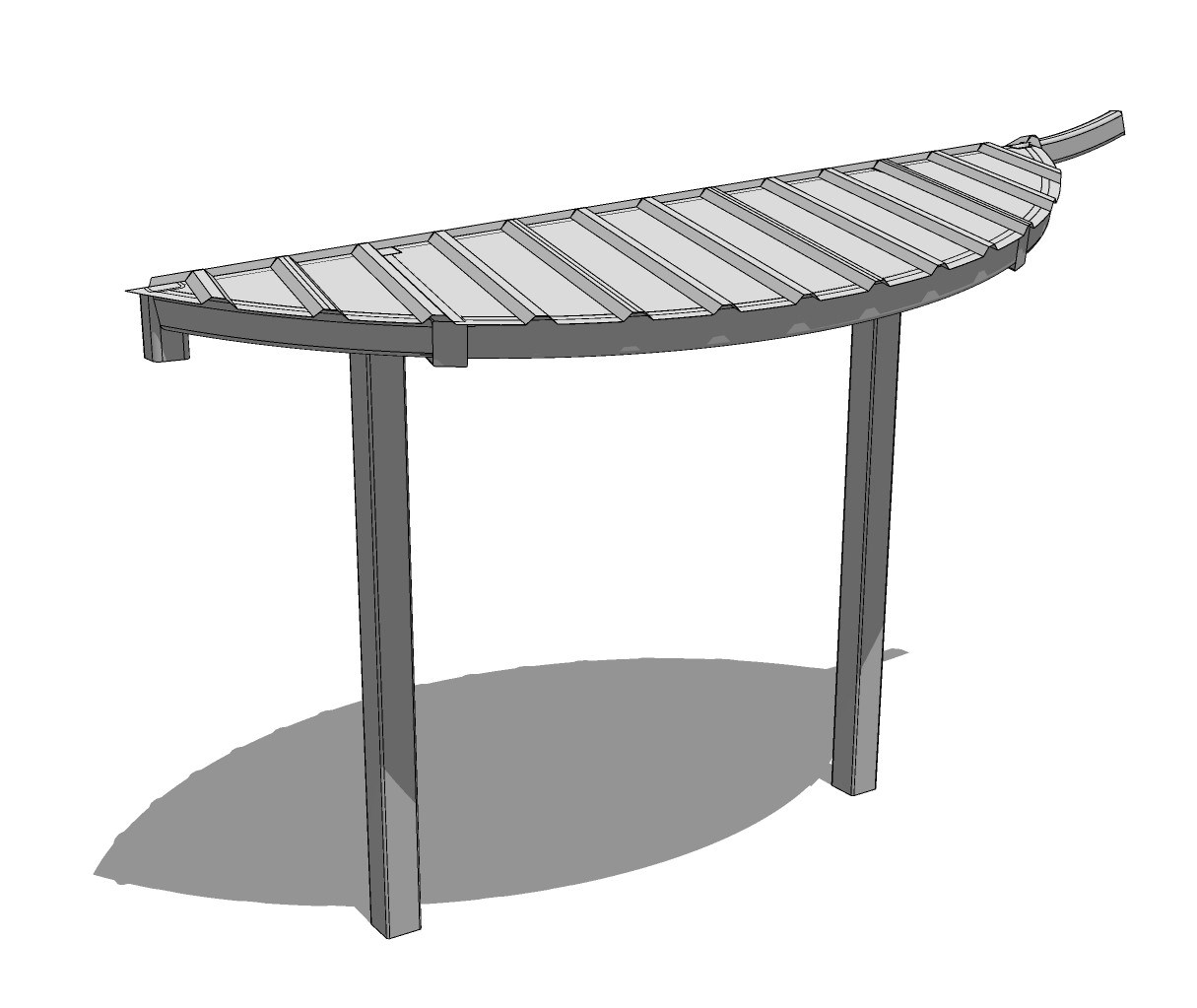 Steel Structure: Leaf – Leaf Shelter