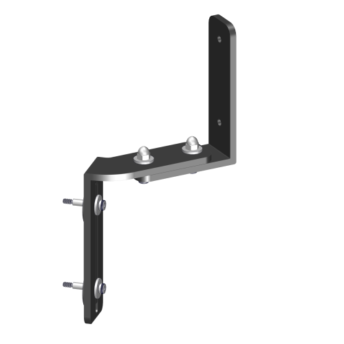 CAD Drawings BIM Models Longboard® Architectural Products  Link & Lock™ Dual Bracket - 45° Right Sliding