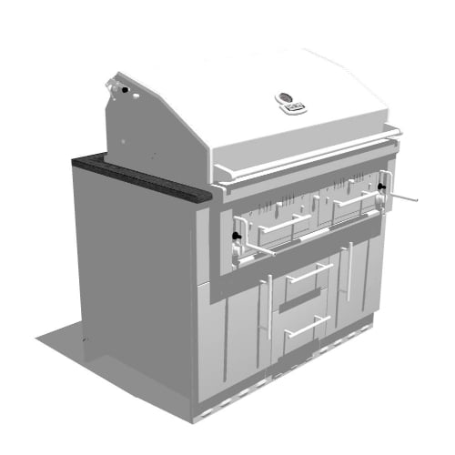 46” Appliance Cabinet (SAC46CGDC_EMCHDZ42)