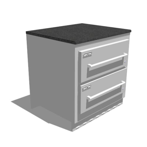 34” Appliance Double Warming Drawer Cabinet (SAC34DWC_SAP30WDPROx2)