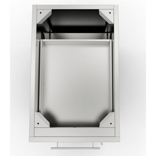 CAD Drawings BIM Models Sunstone Metal Products 18" Left Swing Door w/ Top Drawer and Shelf (SBC18CSDL)