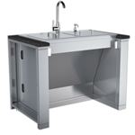View 44" ADA Compliant Sink Base Cabinet w/ adjustable height and depth center panel (ADA44BC)