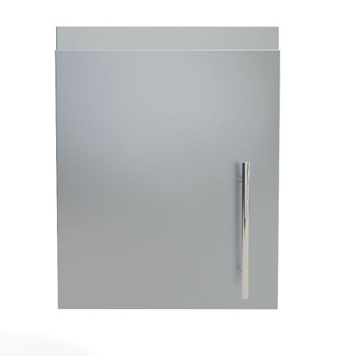 CAD Drawings BIM Models Sunstone Metal Products 18" Upper Wall Left Swing Door Cabinet (SWC18CSDL)