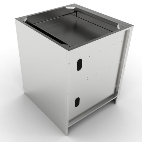 CAD Drawings BIM Models Sunstone Metal Products 30” Large Triple Drawer Base Cabinet (SBC30STD)