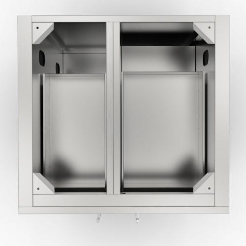CAD Drawings BIM Models Sunstone Metal Products 30" Dry Storage Sealed Pantry Cabinet (SBC30DSPC)