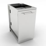 View 18” Trash Drawer Cabinet w/Two Top Loading Bins (SBC18STRD)