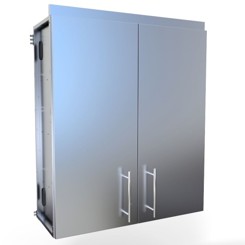 CAD Drawings BIM Models Sunstone Metal Products 36" Full Height Wall Cabinet w/Four Shelves (SWC36FDD)