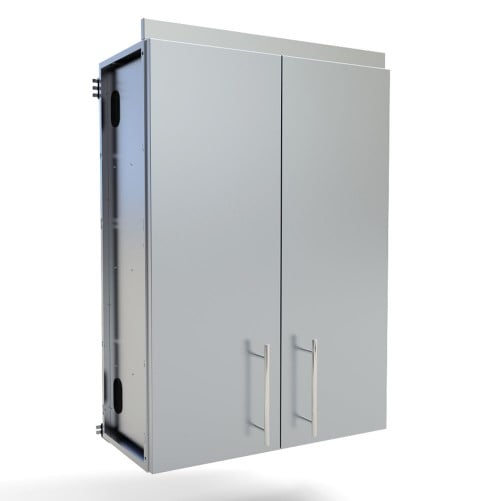 CAD Drawings BIM Models Sunstone Metal Products 30" Full Height Wall Cabinet w/Four Shelves (SWC30FDD)