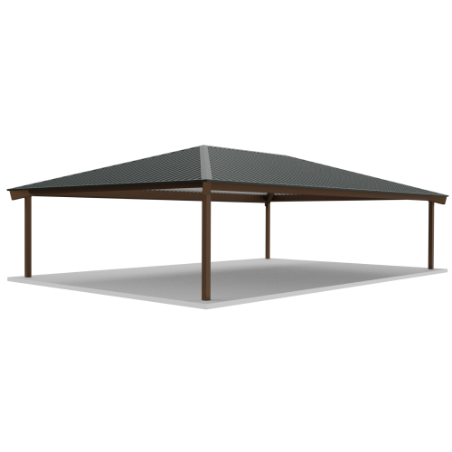 CAD Drawings BIM Models RCP Shelters, Inc. Tube Steel Rectangle Hips: TS-H2436-04