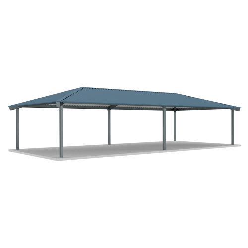 CAD Drawings BIM Models RCP Shelters, Inc. Tube Steel Rectangle Hips: TS-H2044-04