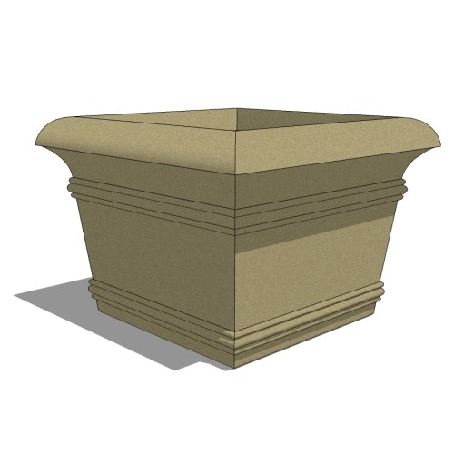 Square Planters: Acapulco