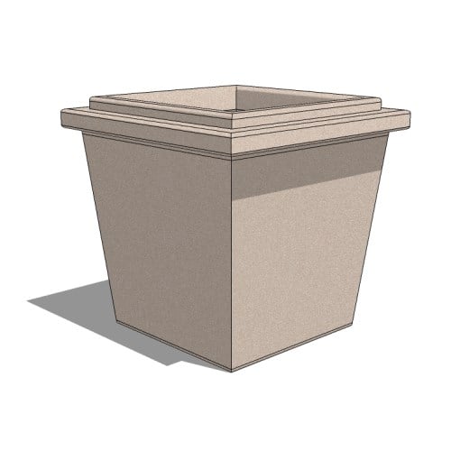 Square Planters: Cabrillo