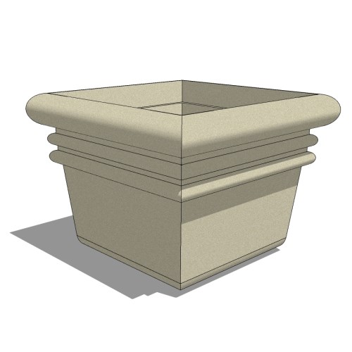 Square Planters: Santa Fe