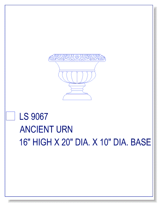 Ancient Urn & Lake Forest