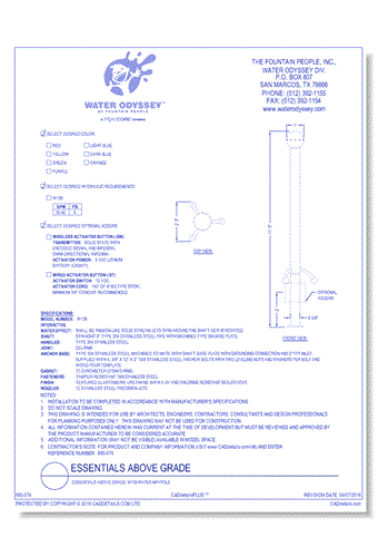 Essentials Above Grade: W139 Water Maypole 