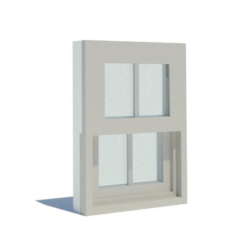 100 Series: Composite - Single-Hung Windows - Elevation