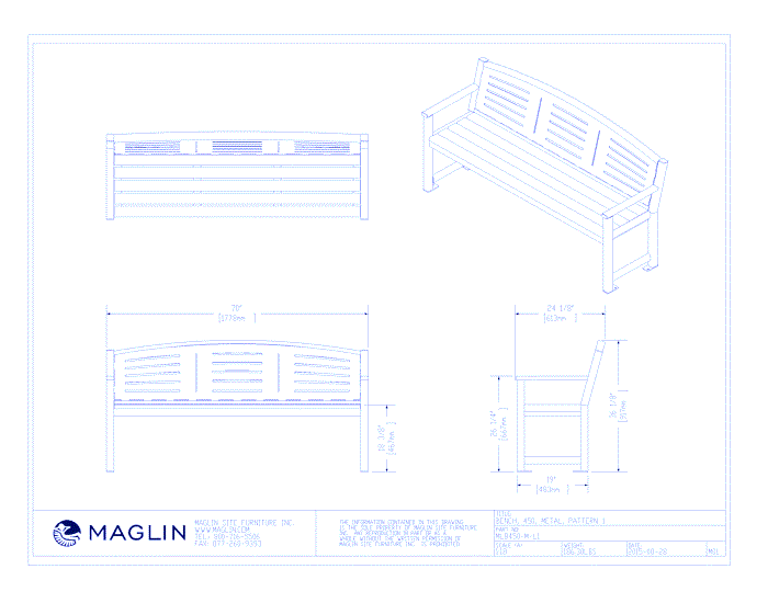 MBE-0450-00001 Bench (MLB450-M-L1)