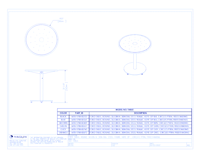 Foro Round Table (MTB-1700-00361) 