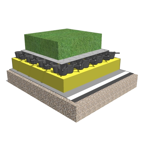 AirDrain for Synthetic Turf Playground 6ft. Fall Height ASTM Tested No Infill Solution